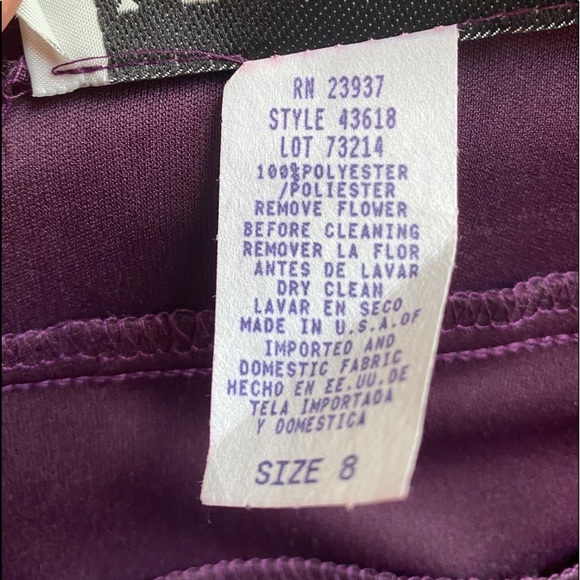 ❄️ Plum Chiffon Halter from JR Nites by Caliendo 8 - Picture 8 of 8